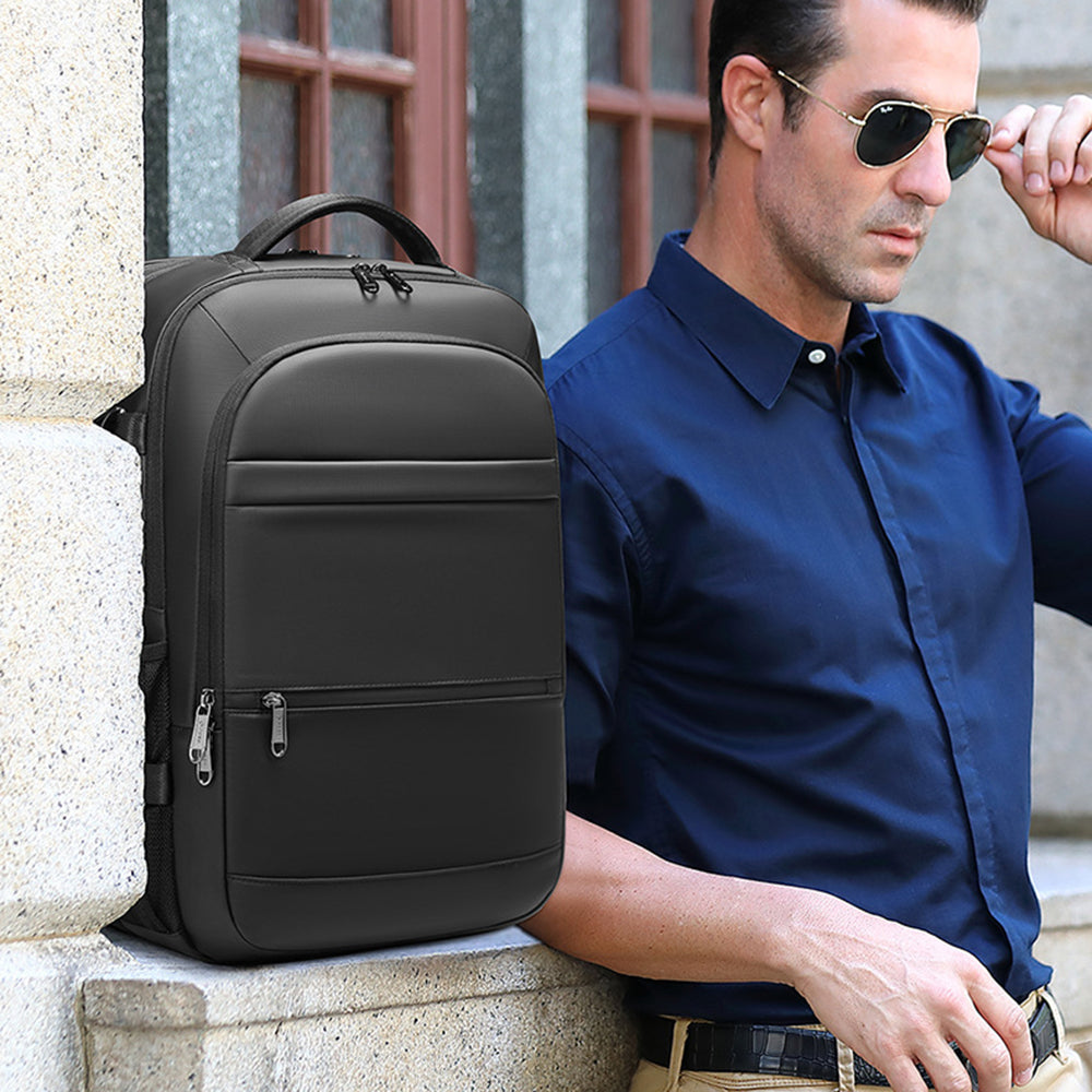 PS-660 Simple Business Shoulder Bag Waterproof Extended Large-Capacity Backpack PS-660 Simple Business Shoulder Bag Waterproof Extended Large-Capacity Backpack